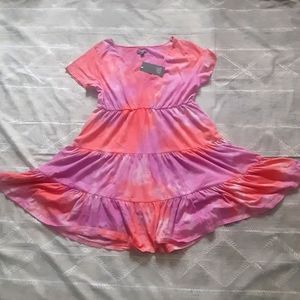 Wild Fable tie dye tiered dress